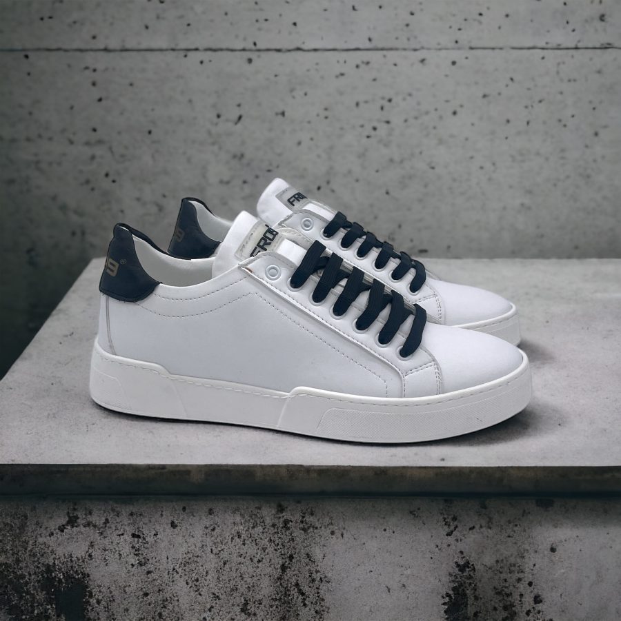 SCARPE FR09 FR300 BIANCA NERO