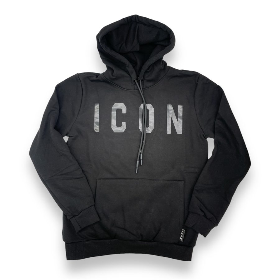 FELPA ICON IU9016F BLACK/BLACK