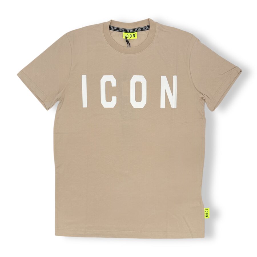 T-SHIRT ICON ICUS2S5T021 BEIGE