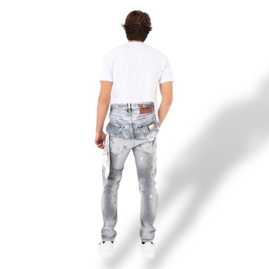 T-SHIRT G2 FIRENZE DENIM WHITE - immagine 2