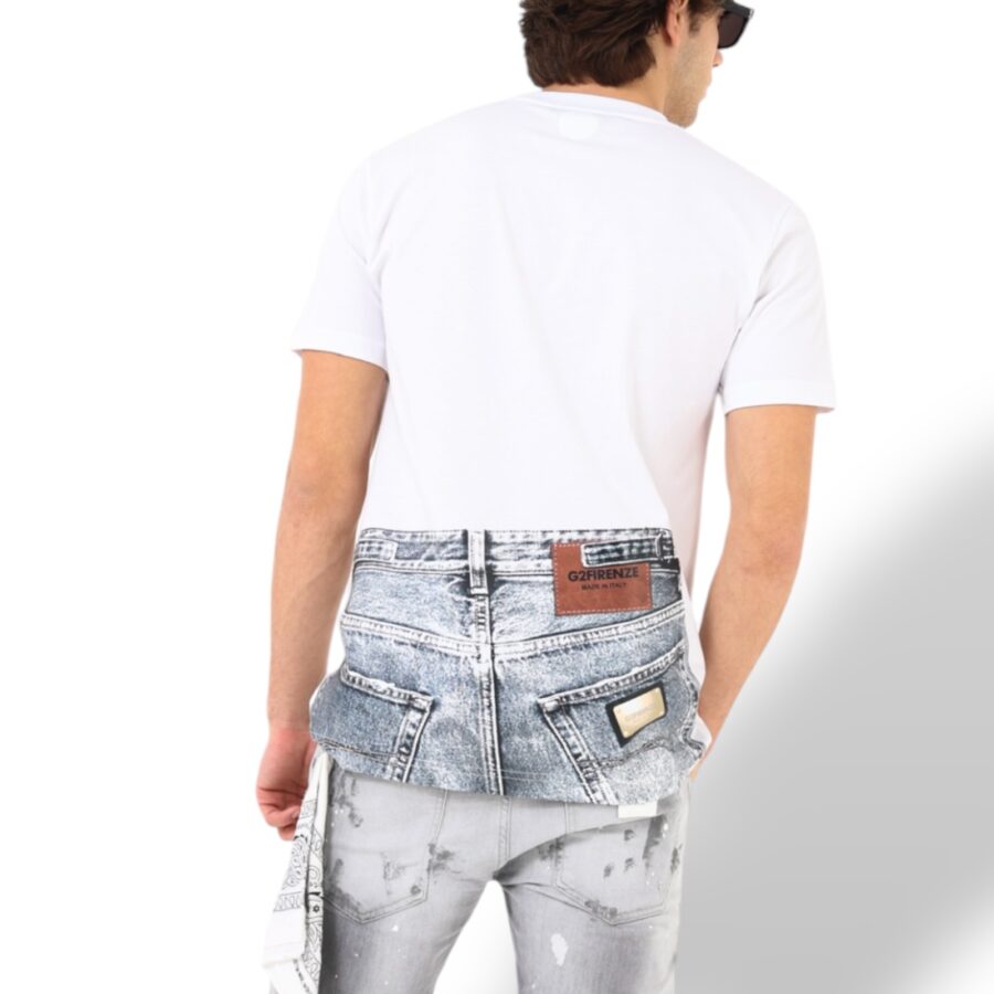 T-SHIRT G2 FIRENZE DENIM WHITE