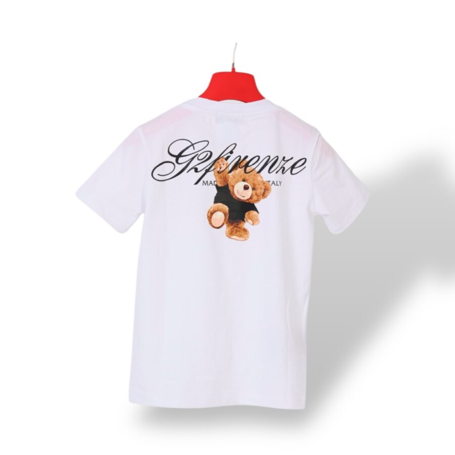 T-SHIRT G2 FIRENZE UOMO BEAR ROMANTIC BIANCA
