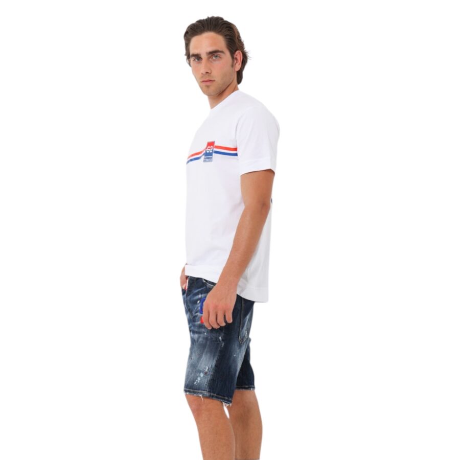 T-SHIRT G2 FIRENZE PARIS BIANCA - immagine 3